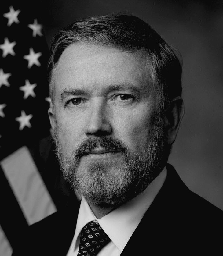 Thomas Massie. Black and white.
